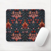 William Morris Snakeshead Dark Pattern Mousepad (Mit Mouse)