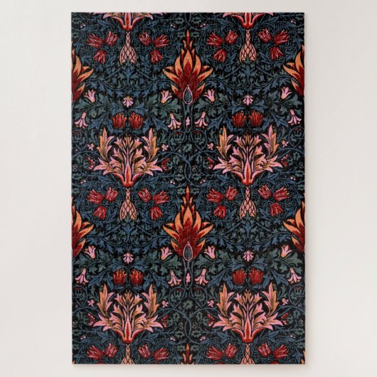 William Morris Snakeshead Dark Pattern Puzzle (Vertikal)