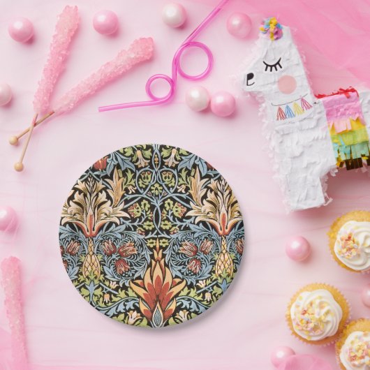 William Morris Snakeshead Design Pappteller (Party)