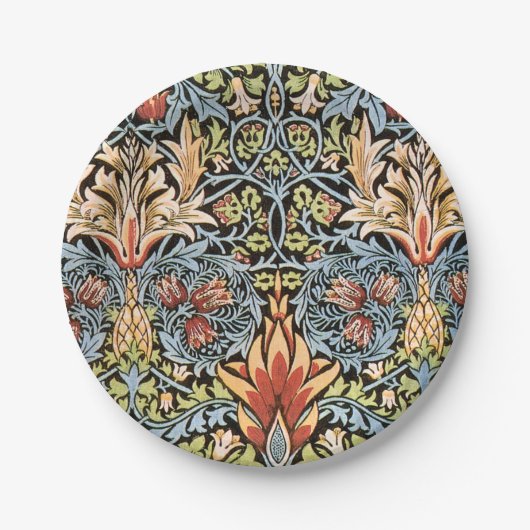 William Morris Snakeshead Design Pappteller (Vorderseite)