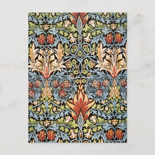 William Morris Snakeshead Design Postkarte (Vorderseite)