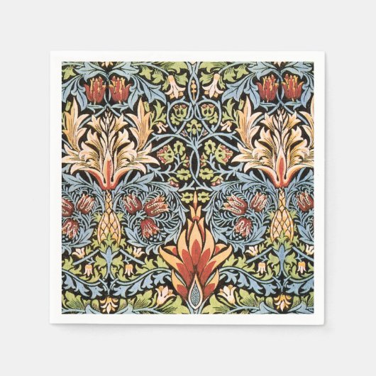 William Morris Snakeshead Design Serviette (Vorderseite)
