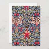 William Morris Snakeshead Floral Art Nouveau (Vorne/Hinten)