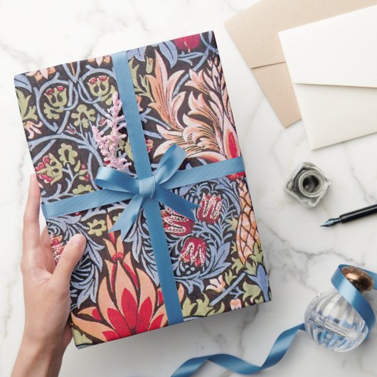 William Morris Snakeshead Floral Art Nouveau Geschenkpapier (Schenken)