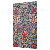 William Morris Snakeshead Floral Art Nouveau Klemmbrett (Links)