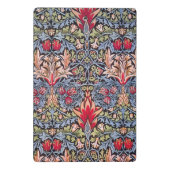 William Morris Snakeshead Floral Art Nouveau Mini Klemmbrett (Rückseite)