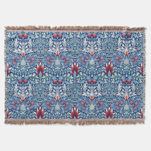 William Morris Snakeshead Floral Classic Botanical Decke (Vorderseite)