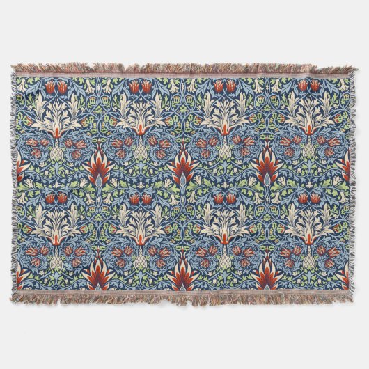 William Morris Snakeshead Floral Classic Botanical Decke (Vorderseite)
