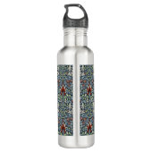 William Morris Snakeshead Floral Classic Botanical Edelstahlflasche (Rückseite)