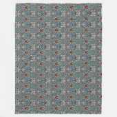 William Morris Snakeshead Floral Classic Botanical Fleecedecke (Vorderseite)