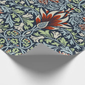 William Morris Snakeshead Floral Classic Botanical Geschenkpapier (Ecke)