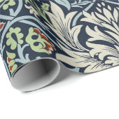 William Morris Snakeshead Floral Classic Botanical Geschenkpapier (Rolleneckpunkt)