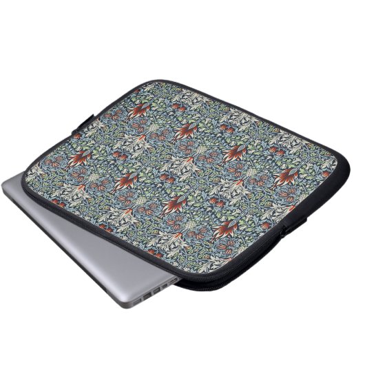 William Morris Snakeshead Floral Classic Botanical Laptopschutzhülle (Vorne Knopf)
