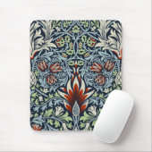 William Morris Snakeshead Floral Classic Botanical Mousepad (Mit Mouse)