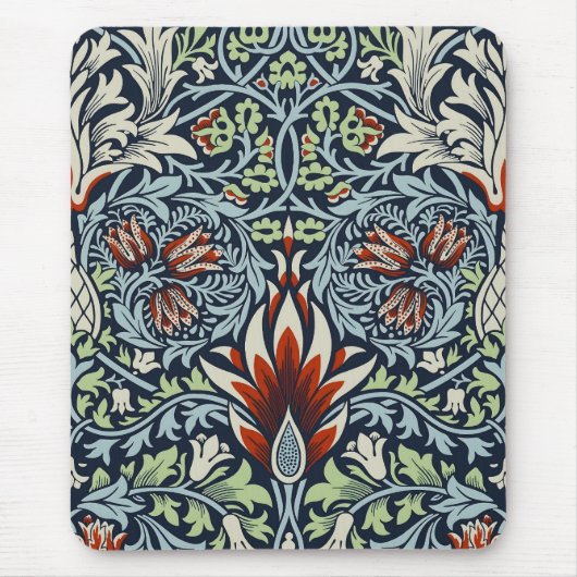 William Morris Snakeshead Floral Classic Botanical Mousepad (Vorne)