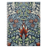 William Morris Snakeshead Floral Classic Botanical Notizblock (Vorderseite)
