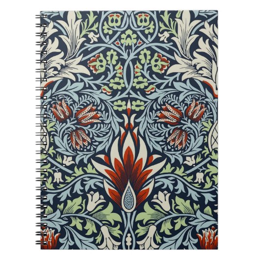 William Morris Snakeshead Floral Classic Botanical Notizblock (Vorderseite)