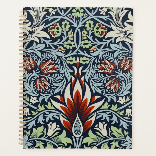 William Morris Snakeshead Floral Classic Botanical Planer (Vorderseite)