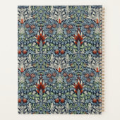 William Morris Snakeshead Floral Classic Botanical Planer (Rückseite)