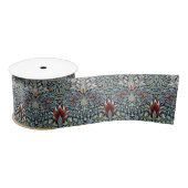 William Morris Snakeshead Floral Classic Botanical Satinband (Spule)