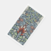 William Morris Snakeshead Floral Classic Botanical Serviette (Ecke)