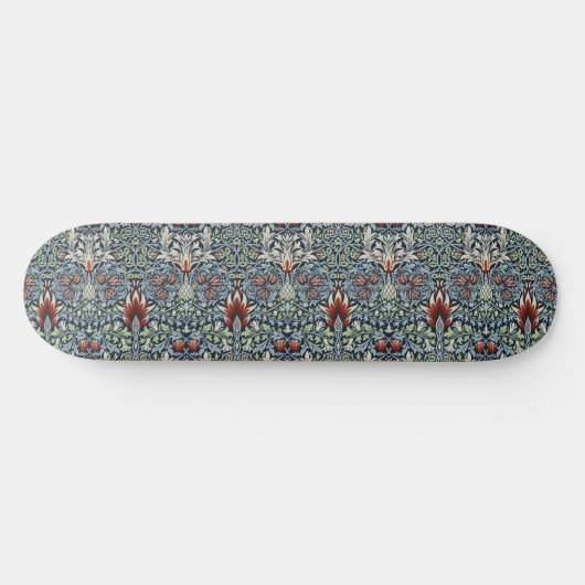 William Morris Snakeshead Floral Classic Botanical Skateboard (Horizontal)