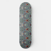 William Morris Snakeshead Floral Classic Botanical Skateboard (Vorderseite)