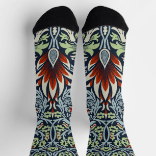 William Morris Snakeshead Floral Classic Botanical Socken