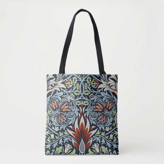William Morris Snakeshead Floral Classic Botanical Tasche (Vorderseite)