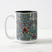William Morris Snakeshead Floral Classic Botanical Zweifarbige Tasse (Links)