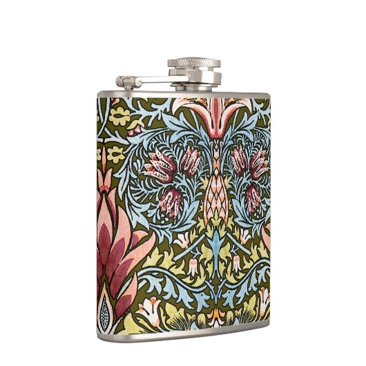 William Morris Snakeshead Floral Pattern Flachmann (Rechts)