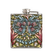 William Morris Snakeshead Floral Pattern Flachmann (Rückseite)