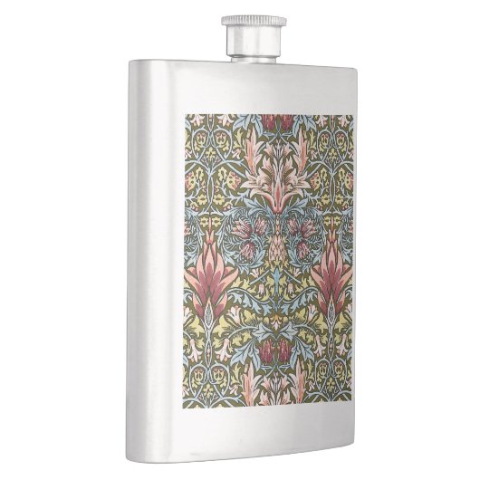 William Morris Snakeshead Floral Pattern Flachmann (Rechts)