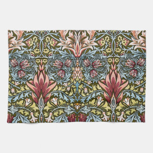 William Morris Snakeshead Floral Pattern Geschirrtuch