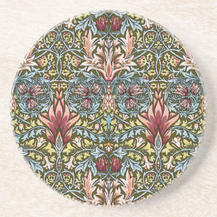 William Morris Snakeshead Floral Pattern Getränkeuntersetzer