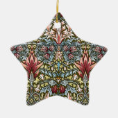 William Morris Snakeshead Floral Pattern Keramikornament (Vorne)