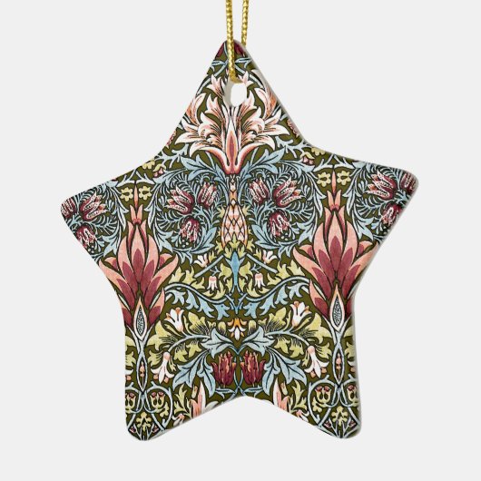 William Morris Snakeshead Floral Pattern Keramikornament (Links)
