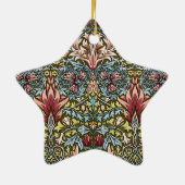 William Morris Snakeshead Floral Pattern Keramikornament (Hinten)