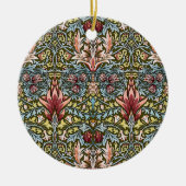 William Morris Snakeshead Floral Pattern Keramikornament (Vorne)