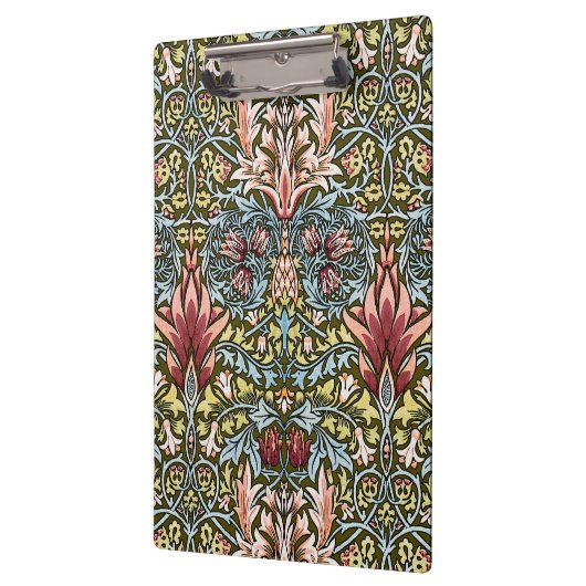 William Morris Snakeshead Floral Pattern Klemmbrett (Links)