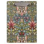 William Morris Snakeshead Floral Pattern Klemmbrett (Vorderseite)