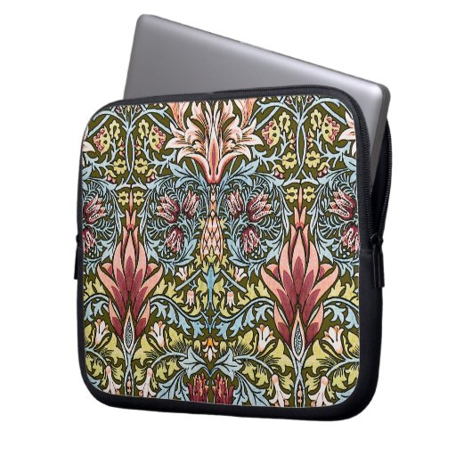 William Morris Snakeshead Floral Pattern Laptopschutzhülle (Vorderseite Links)