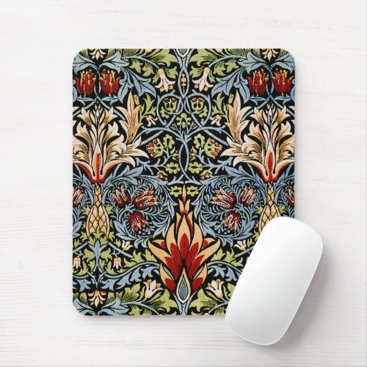 William Morris Snakeshead Floral Pattern Mousepad (Mit Mouse)