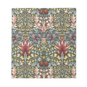 William Morris Snakeshead Floral Pattern Notizblock (Vorderseite)