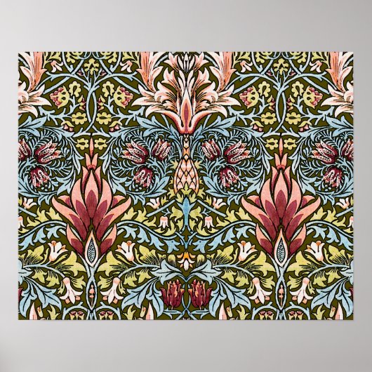 William Morris Snakeshead Floral Pattern Poster (Vorne)