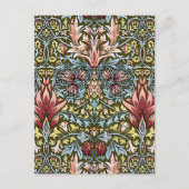 William Morris Snakeshead Floral Pattern Postkarte (Vorderseite)
