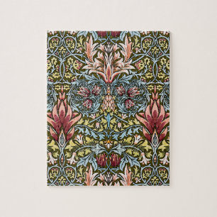 William Morris Snakeshead Floral Pattern Puzzle