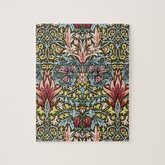 William Morris Snakeshead Floral Pattern Puzzle (Vertikal)
