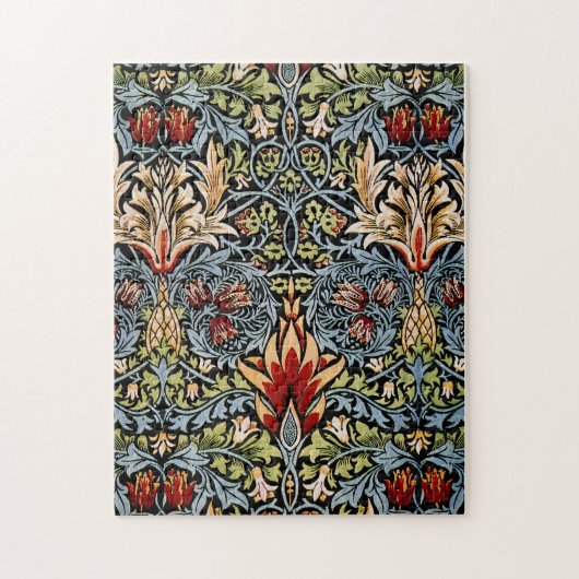 William Morris Snakeshead Floral Pattern Puzzle (Vertikal)