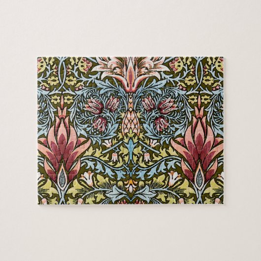 William Morris Snakeshead Floral Pattern Puzzle (Horizontal)
